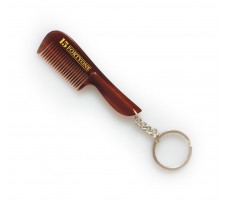 Pocket Moustache Comb with Keyring